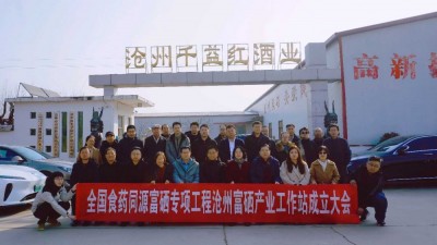 全國(guó)食藥同源富硒專業(yè)工程滄州富硒產(chǎn)業(yè)工作站成立大會(huì)成功舉行