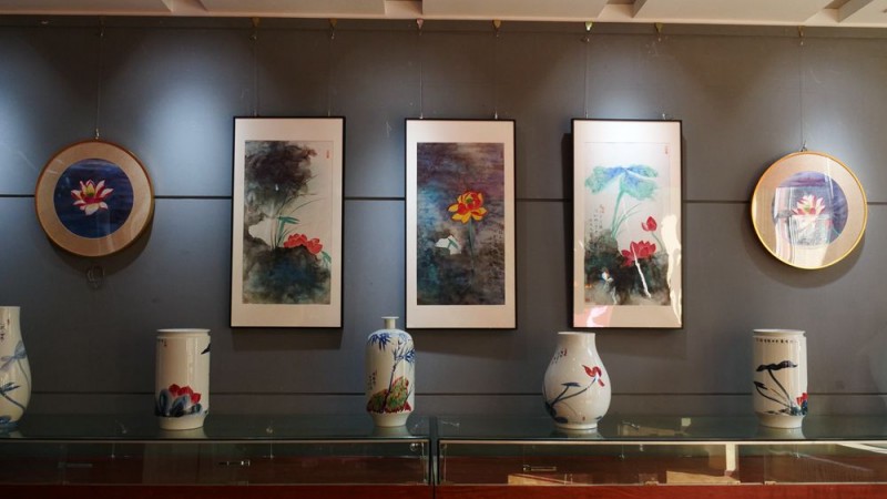 “荷風(fēng)逸趣＂—林清泉荷花作品展在京展出